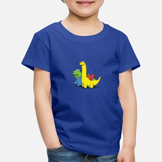 Dino Gang, Colored on Kids’ Premium T-Shirt