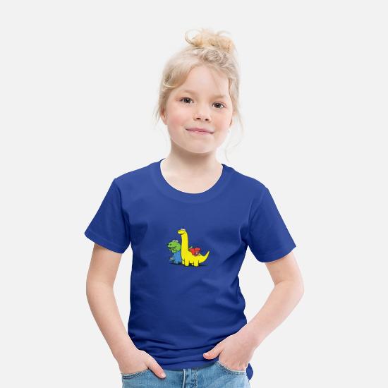 Dino Gang, Colored on Kids’ Premium T-Shirt
